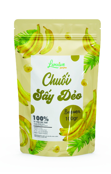 Chuối sấy dẻo - Trái Cây Sấy Hải Đăng - Công Ty TNHH Công Nghệ Thực Phẩm Hải Đăng