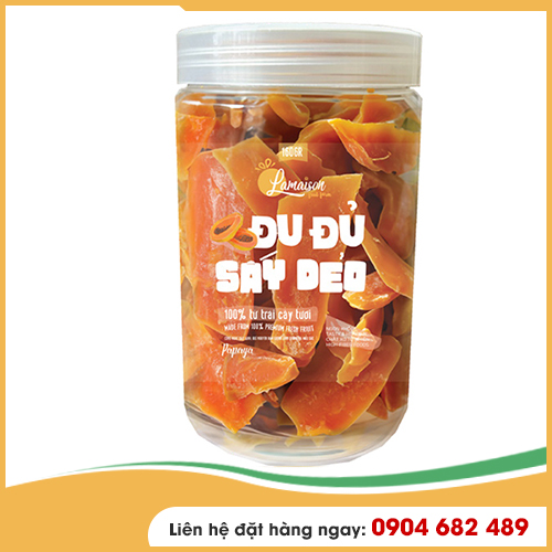 Đu đủ sấy dẻo - Trái Cây Sấy Hải Đăng - Công Ty TNHH Công Nghệ Thực Phẩm Hải Đăng