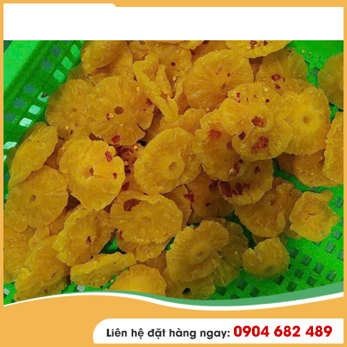 Dứa (thơm) sấy dẻo - Trái Cây Sấy Hải Đăng - Công Ty TNHH Công Nghệ Thực Phẩm Hải Đăng