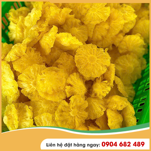 Dứa (thơm) sấy dẻo - Trái Cây Sấy Hải Đăng - Công Ty TNHH Công Nghệ Thực Phẩm Hải Đăng