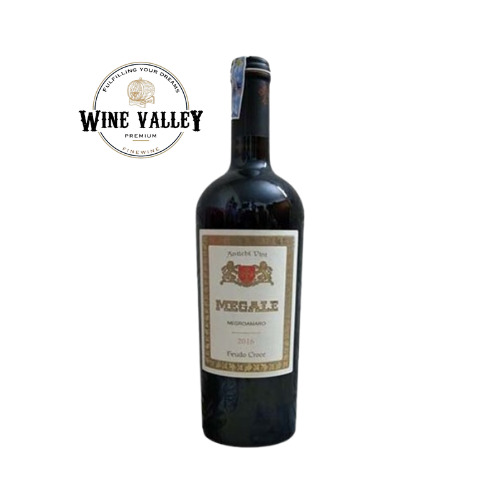 Rượu vang Megale Negroamaro (White Label) - Rượu Wine Valley - Công Ty TNHH Đầu Tư Xuất Nhập Khẩu Wine Valley