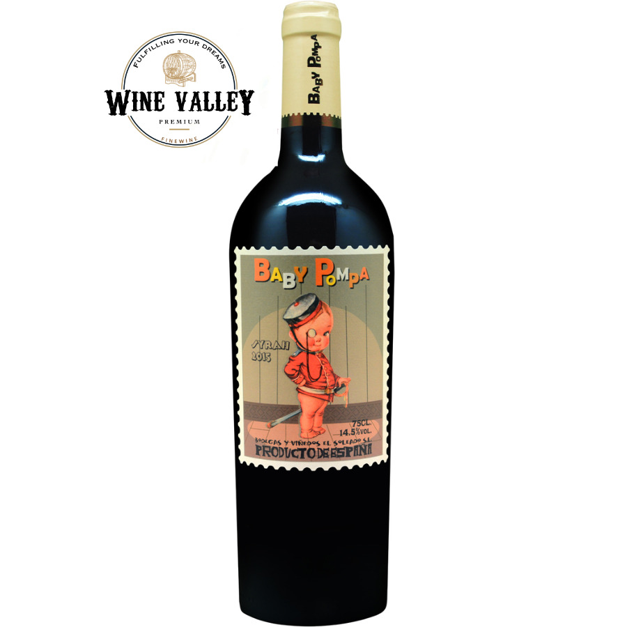 Rượu vang Baby Pompa Syrah - Rượu Wine Valley - Công Ty TNHH Đầu Tư Xuất Nhập Khẩu Wine Valley