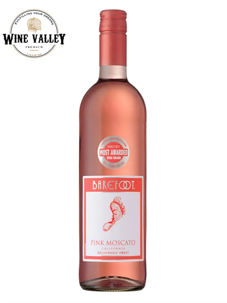 Rượu vang Barefoot Varietal Pink Moscato - Rượu Wine Valley - Công Ty TNHH Đầu Tư Xuất Nhập Khẩu Wine Valley