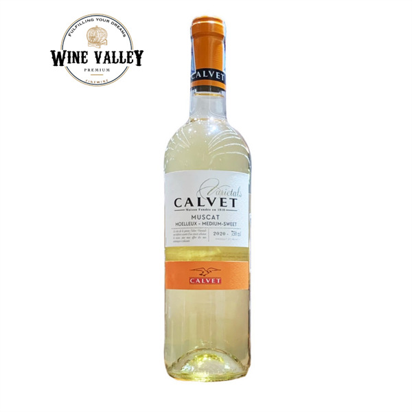 Rượu vang Calvet Varietals Muscat Moelleux Medium Sweet - Rượu Wine Valley - Công Ty TNHH Đầu Tư Xuất Nhập Khẩu Wine Valley