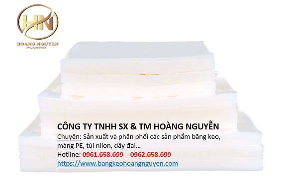 Túi nilon PA - Màng PE - Băng Keo Hoàng Nguyễn - Công Ty TNHH Sản Xuất Và Thương Mại Hoàng Nguyễn