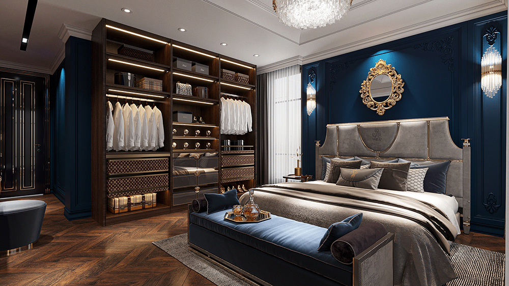 Luxury Bedroom - sang trọng - Thiết Kế Xây Dựng Gaxa - Công Ty TNHH Tư Vấn Thiết Kế Và Xây Dựng Gaxa