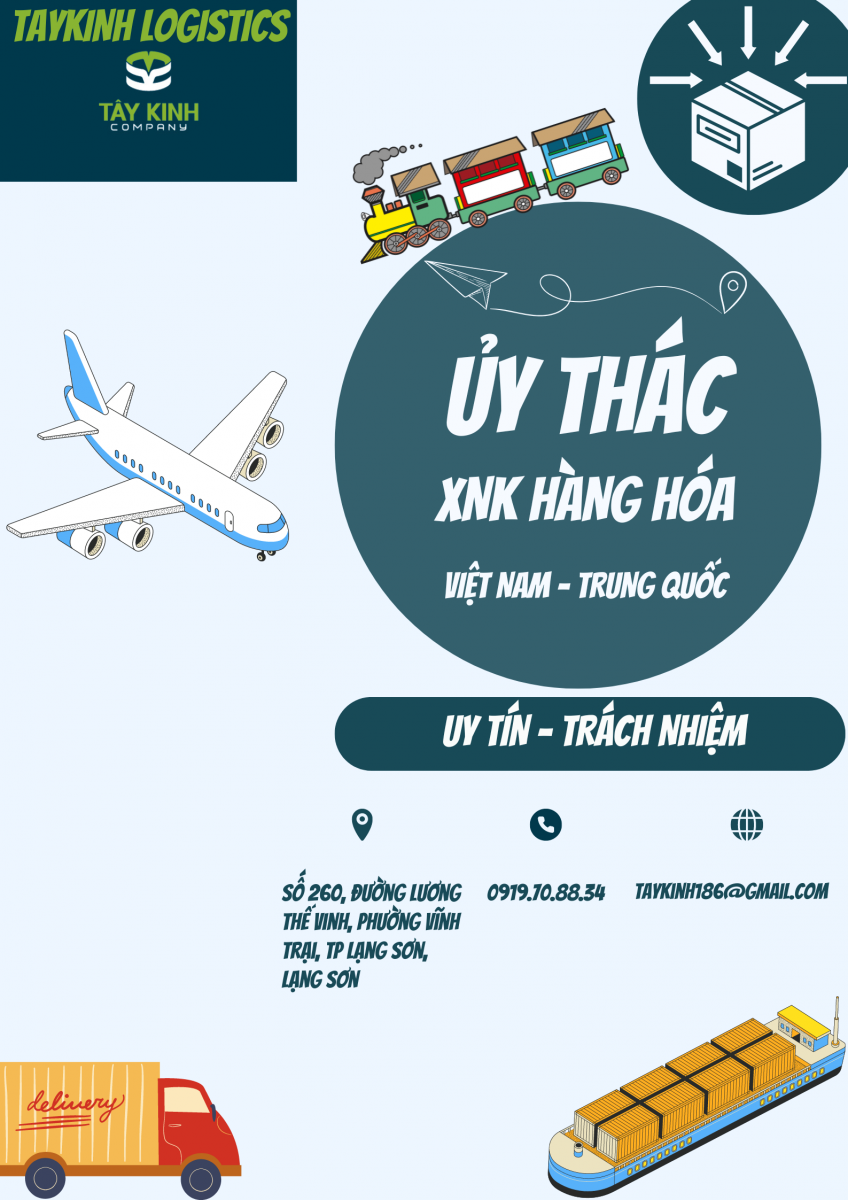 Dịch vụ ủy thác xuất nhập khẩu hàng hóa Việt Nam - Trung Quốc - Tây Kinh Logistics - Công Ty TNHH Tây Kinh