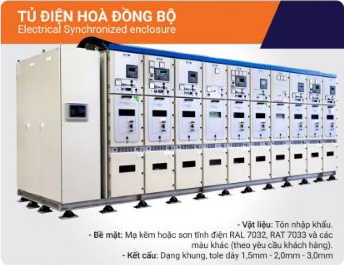 Tủ điện hòa đồng bộ - Tủ Bảng Điện Bách Khoa Việt Nam - Công Ty Cổ Phần Vật Tư Thiết Bị Bách Khoa Việt Nam