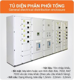 Tủ điện phân phối tổng - Tủ Bảng Điện Bách Khoa Việt Nam - Công Ty Cổ Phần Vật Tư Thiết Bị Bách Khoa Việt Nam