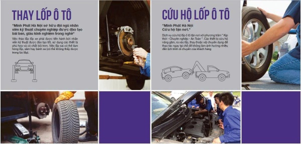 Thay lốp xe - Công Ty Cổ Phần TMDV Minh Phát Hà Nội