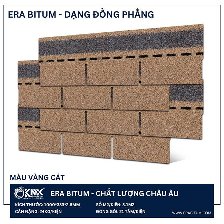 Ngói Bitum đồng phẳng