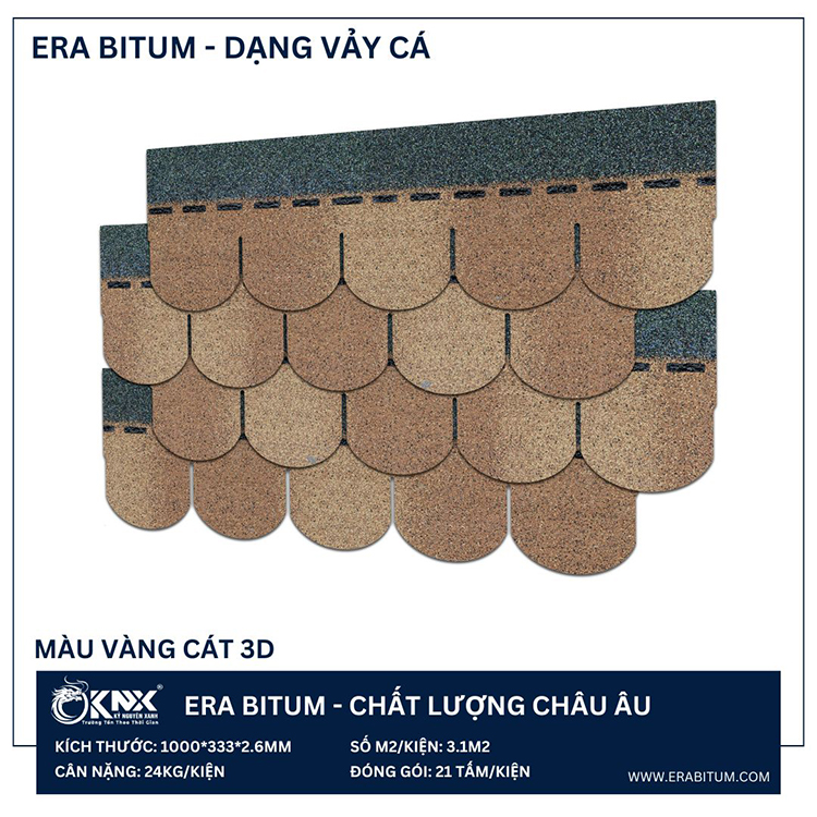 Ngói Bitum vẩy cá Era
