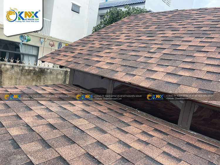 Nhà lắp ghép sử dụng ngói Biton