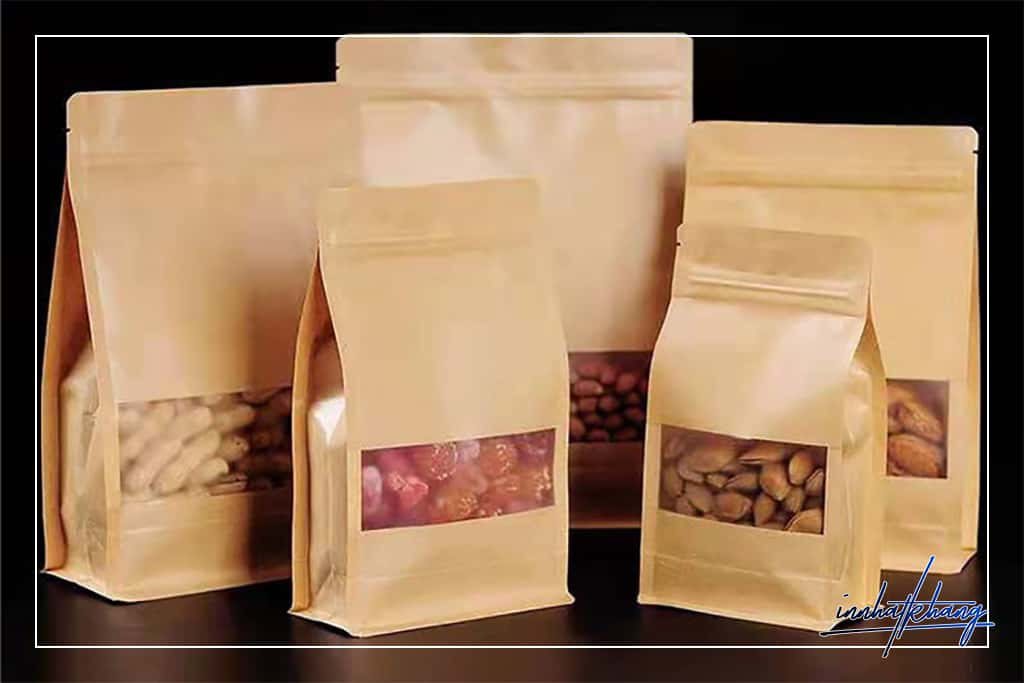 Túi đáy vuông đựng cà phê - Bao Bì Nhất Khang - Công Ty TNHH Sản Xuất & In ấn Bao Bì Nhất Khang