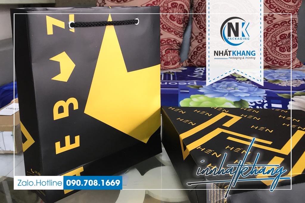 Túi xách giấy - Bao Bì Nhất Khang - Công Ty TNHH Sản Xuất & In ấn Bao Bì Nhất Khang