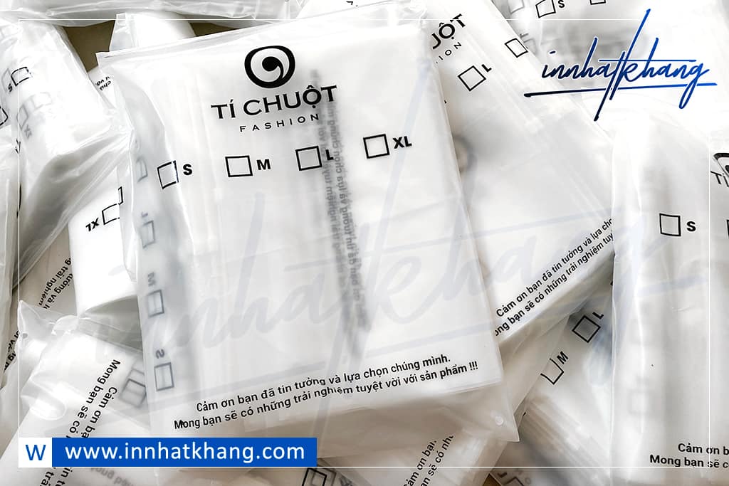 Túi Zip đựng quần áo - Bao Bì Nhất Khang - Công Ty TNHH Sản Xuất & In ấn Bao Bì Nhất Khang
