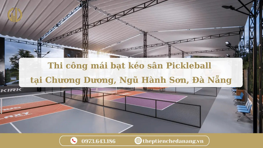 Thi công sân Pickleball tại Đà Nẵng