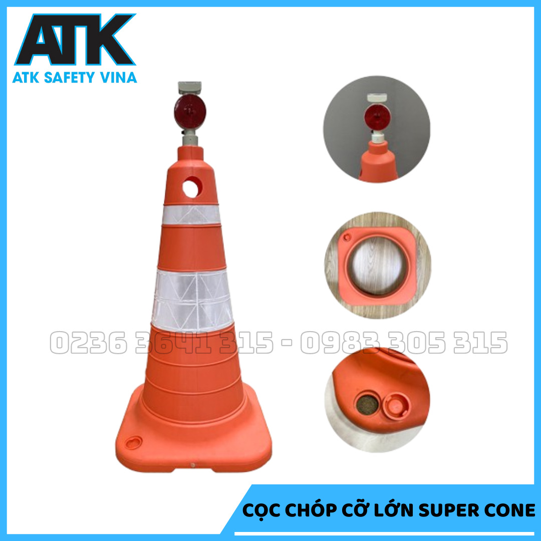 Cọc chóp cỡ lớn Super Cone - Thiết Bị An Toàn Giao Thông Safety Vina - Công Ty TNHH ATK Safety Vina