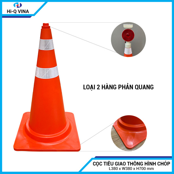 Cọc tiêu giao thông hình chóp - Thiết Bị An Toàn Giao Thông Safety Vina - Công Ty TNHH ATK Safety Vina