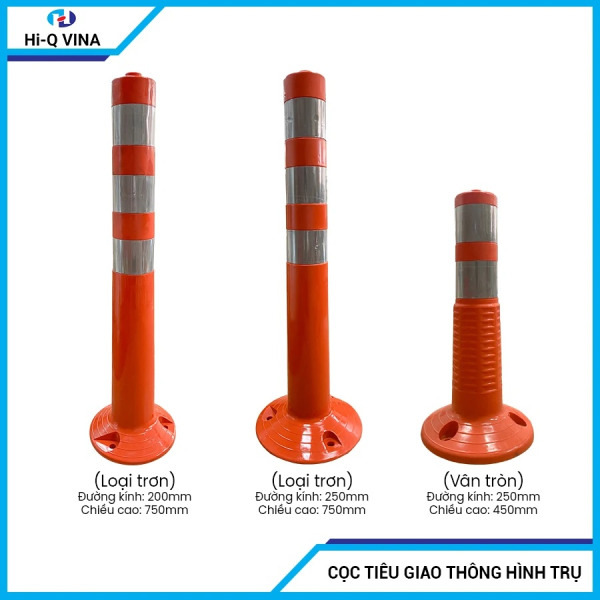 Cọc tiêu giao thông hình trụ - Thiết Bị An Toàn Giao Thông Safety Vina - Công Ty TNHH ATK Safety Vina