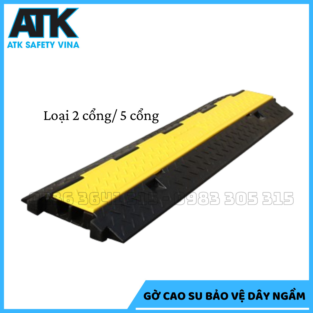 Gờ cao su bảo vệ dây ngầm - Thiết Bị An Toàn Giao Thông Safety Vina - Công Ty TNHH ATK Safety Vina