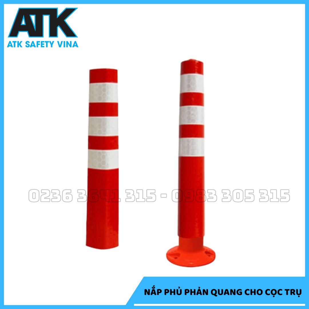 Nắp phủ phản quang cho cọc tiêu - Thiết Bị An Toàn Giao Thông Safety Vina - Công Ty TNHH ATK Safety Vina