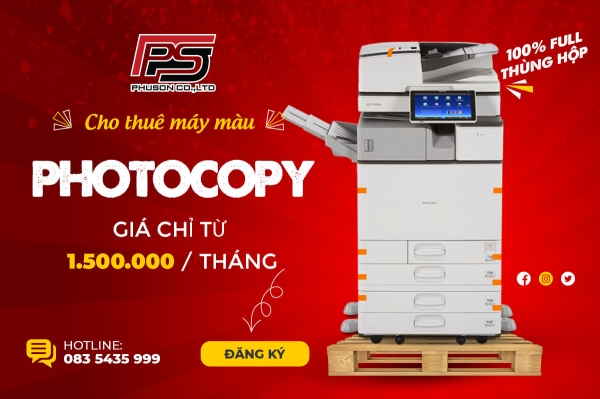 Dịch vụ cho thuê máy Photocopy màu