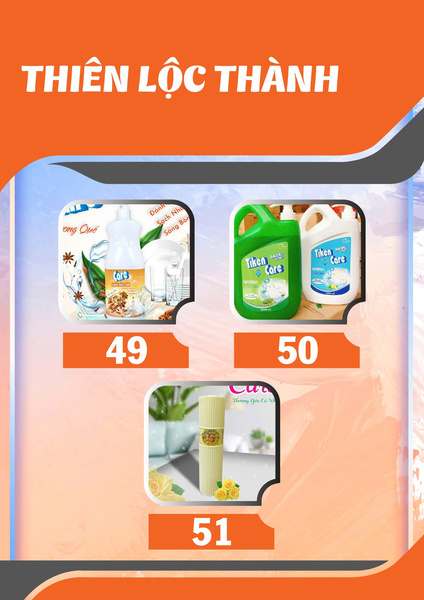 Sản phẩm hóa mỹ phẩm Thiên Lộc Thành - Hóa Mỹ Phẩm Thiên Lộc Thành - Công Ty TNHH Sản Xuất Thương Mại Dịch Vụ Hóa Mỹ Phẩm Thiên Lộc Thành