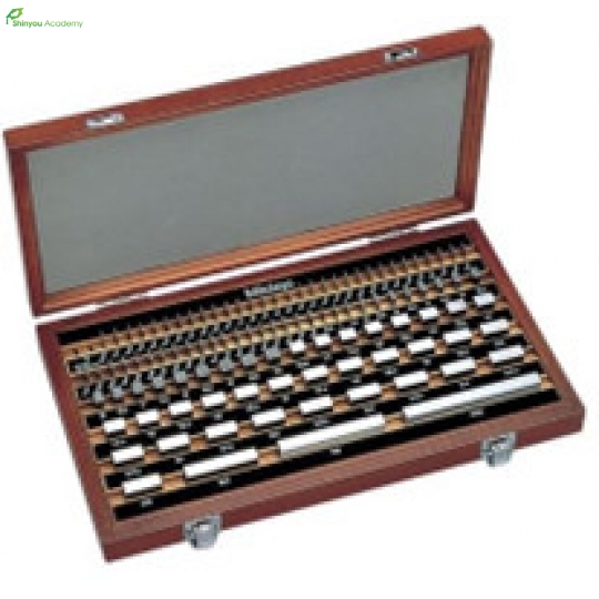Bộ căn mẫu bằng thép 10 miếng cấp chính xác 1 - Thiết Bị Đo Lường Shinyou Academy - Công Ty TNHH Thương Mại Và Dịch Vụ Shinyou Academy