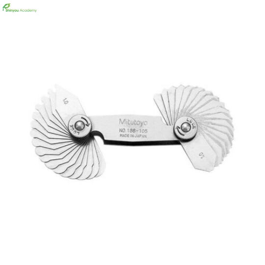 Bộ dưỡng đo bán kính 1-7mm 34 lá - Thiết Bị Đo Lường Shinyou Academy - Công Ty TNHH Thương Mại Và Dịch Vụ Shinyou Academy