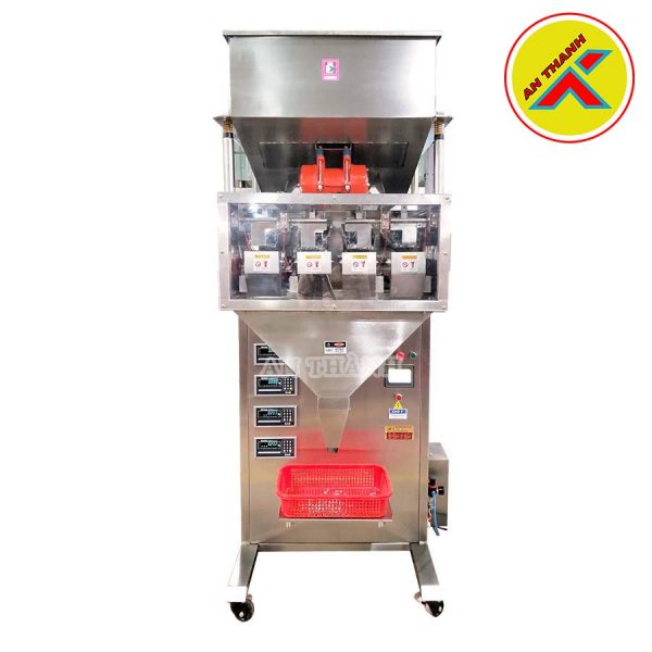 Máy đóng gói đinh vít bán tự động 4 đầu cân