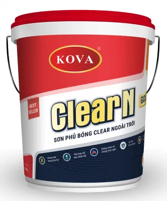 Sơn phủ bóng ngoài trời Clear N-Gold