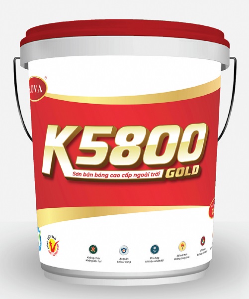 Sơn bán bóng cao cấp K5800-GOLD