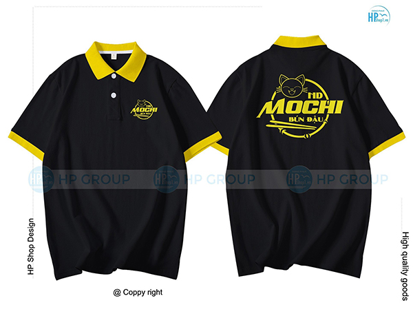 Áo đồng phục nhà hàng bún đậu Mochi - Đồng Phục HP - Công Ty TNHH Sản Xuất Đồng Phục Phương Hoa