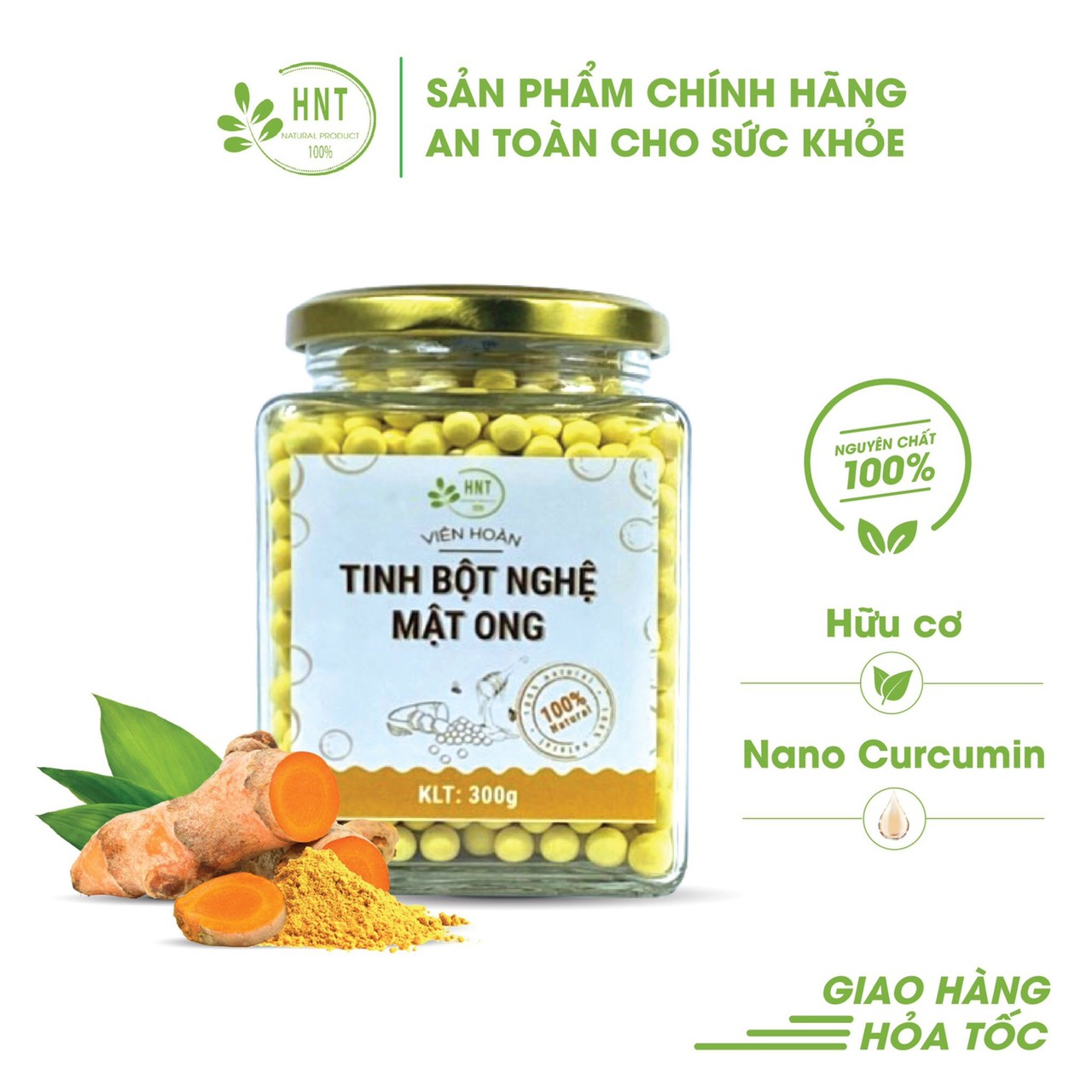 Tinh bột nghệ mật ong - Công Ty TNHH Nông Sản Sạch HNT