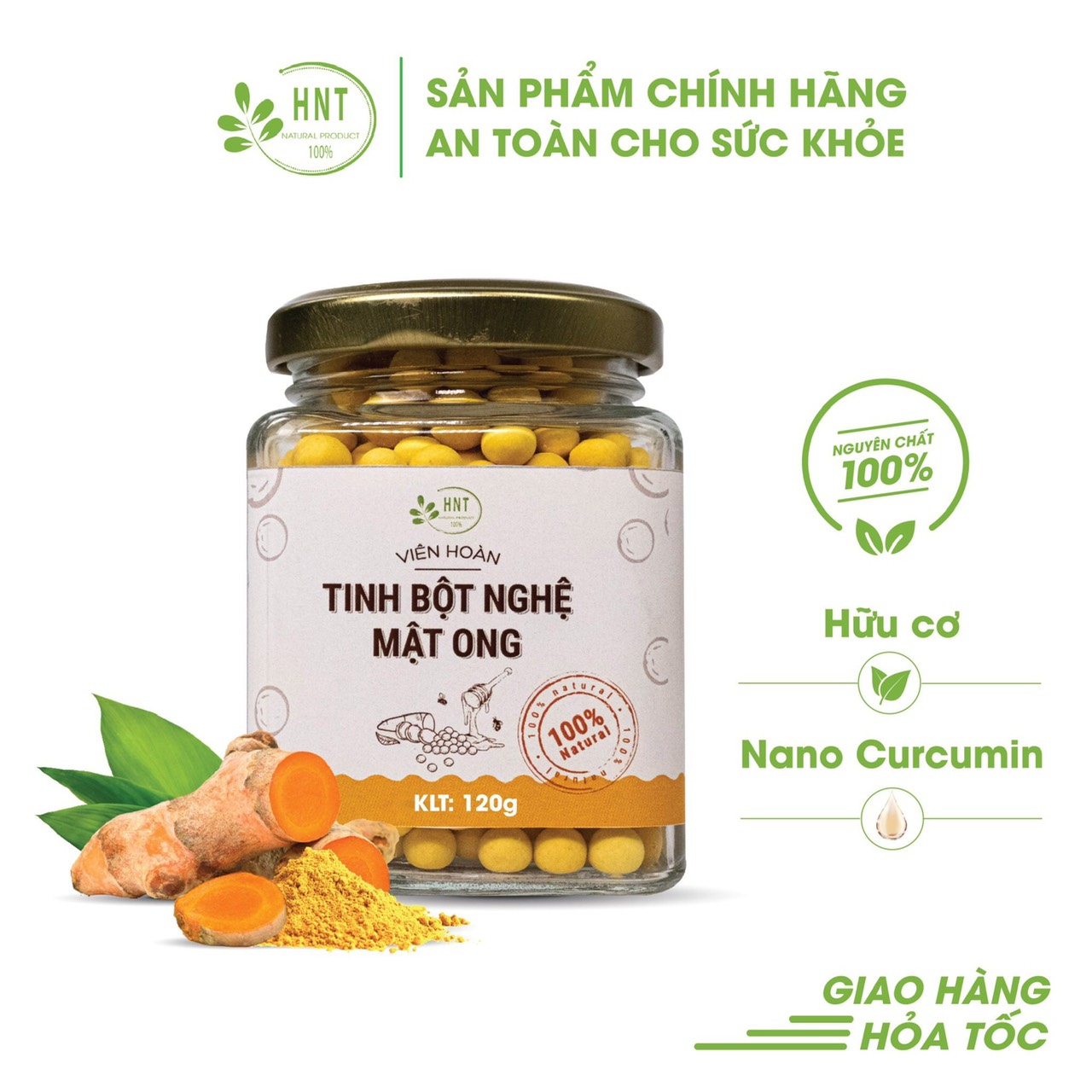 Tinh bột nghệ mật ong - Công Ty TNHH Nông Sản Sạch HNT