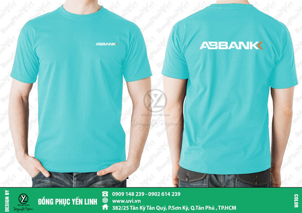 Áo thun đồng phục ngân hàng AB Bank