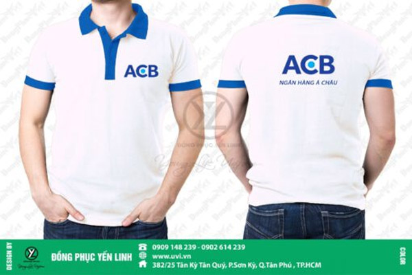 Áo thun đồng phục ngân hàng ACB
