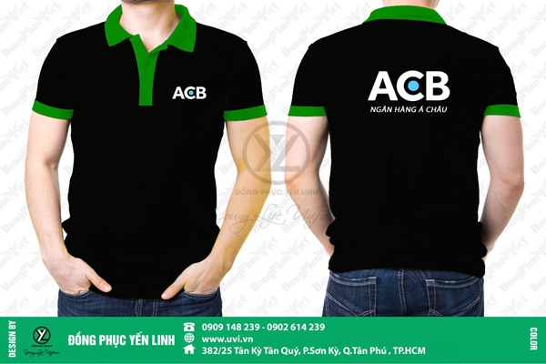 Áo thun đồng phục ngân hàng ACB