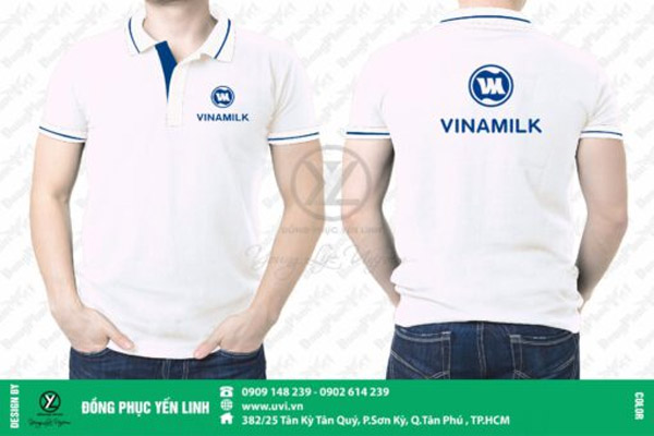 Áo thun đồng phục Vinamilk