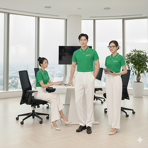 Áo thun đồng phục công ty két