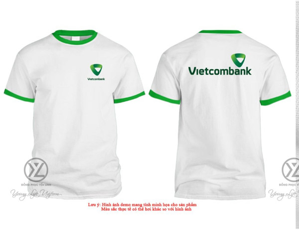 Áo thun đồng phục Vietcombank