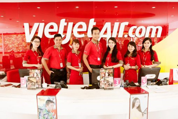 Áo thun đồng phục Vietjet Air