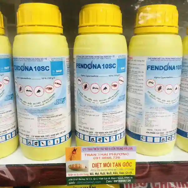 Thuốc diệt muỗi fendona 10sc (500ml) - Diệt Mối Hà Lan - Công Ty TNHH Thương Mại Dịch Vụ Trừ Mối Và Côn Trùng Hà Lan