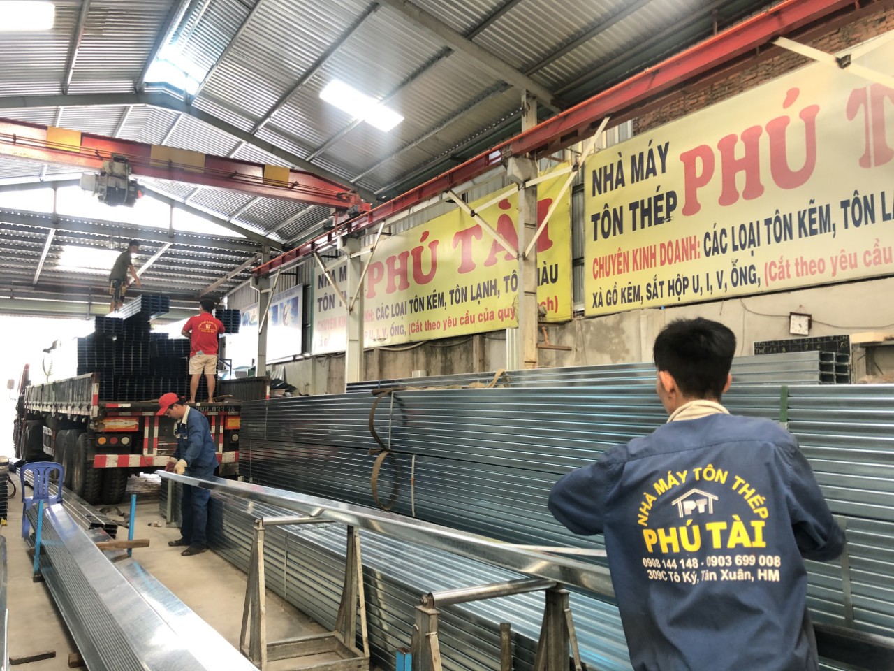 Hình ảnh công ty thép Phú Tài