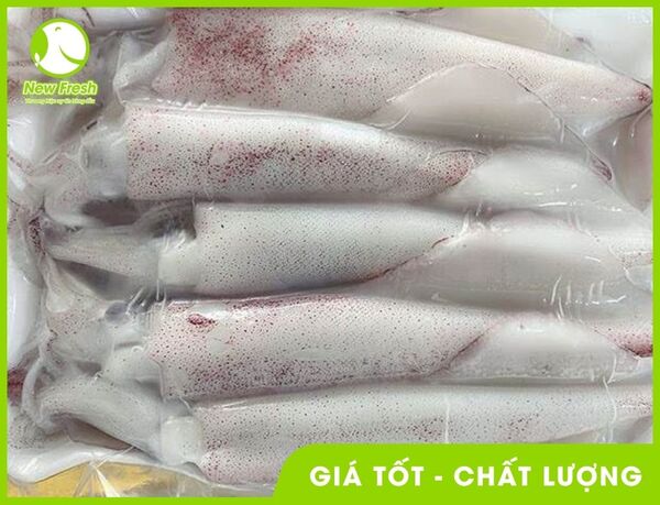 Mực ống đông lạnh xuất khẩu - New Fresh - Thực Phẩm Nhập Khẩu New Fresh Foods - Công Ty TNHH New Fresh Foods