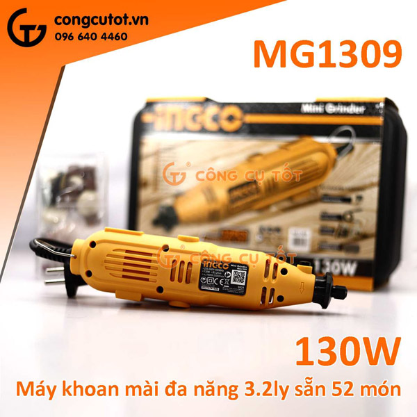 Bộ máy khoan mài đa năng & 52 phụ kiện Ingco MG1309 - Dụng Cụ Cầm Tay Công Cụ Tốt - Công Ty Cổ Phần Công Cụ Tốt