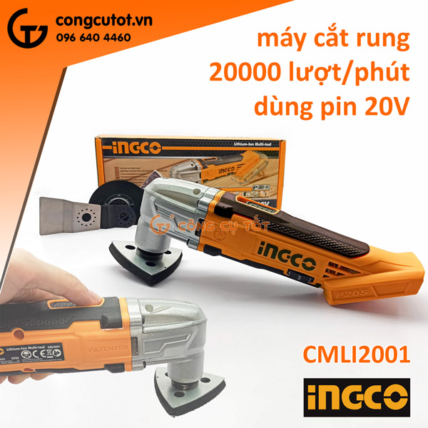 Bộ thân máy cắt rung pin Ingco CMLI2001 - Dụng Cụ Cầm Tay Công Cụ Tốt - Công Ty Cổ Phần Công Cụ Tốt