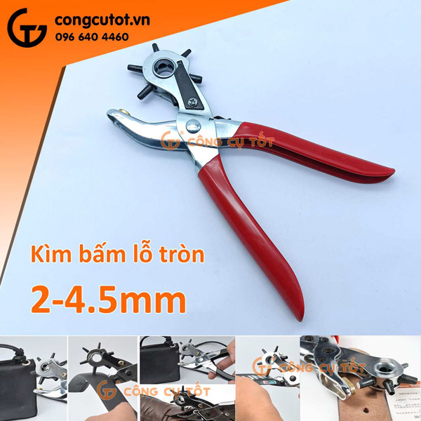 Kìm bấm lỗ tròn 2-4.5mm - Dụng Cụ Cầm Tay Công Cụ Tốt - Công Ty Cổ Phần Công Cụ Tốt