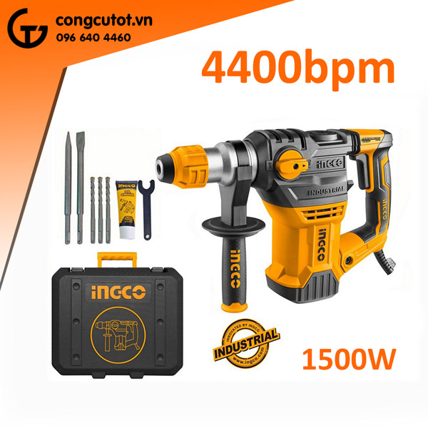 Máy khoan đục 1500W Ingco RH150028 - Dụng Cụ Cầm Tay Công Cụ Tốt - Công Ty Cổ Phần Công Cụ Tốt